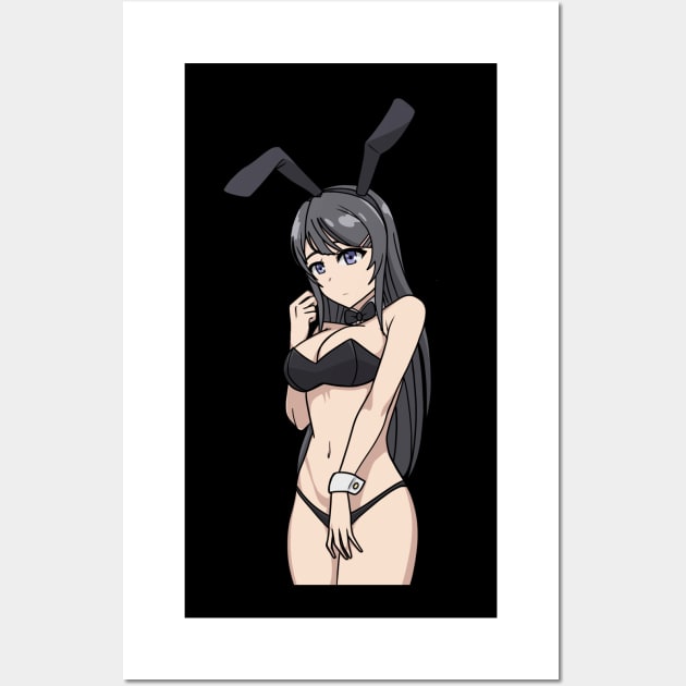 Bunny girl Wall Art by Mowa